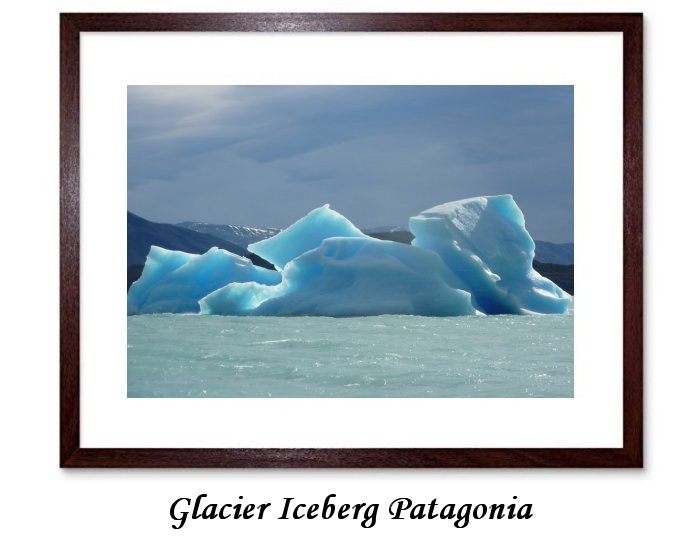 Glacier Iceberg Patagonia Framed Print
